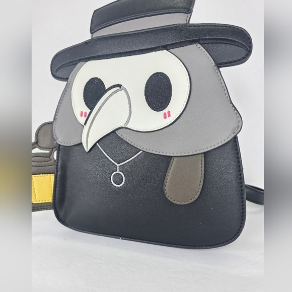 Squishable Doctor Plague Mini Backpack Vegan Leather Adjustable Straps Cartoon main image 7